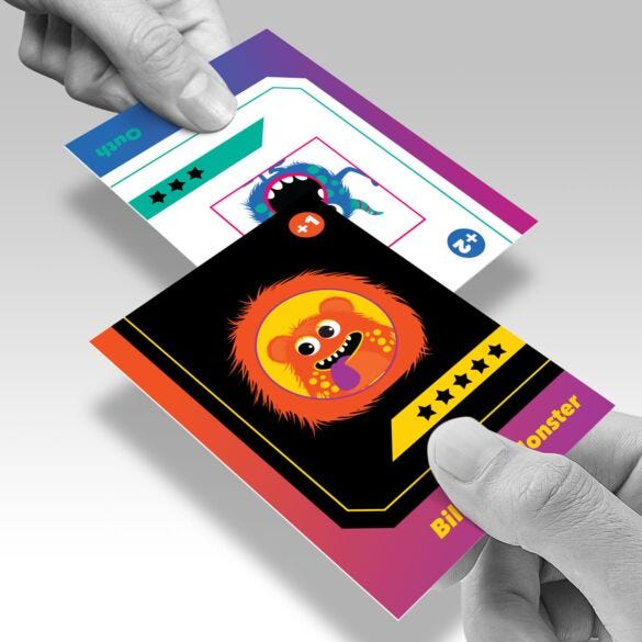 Suede Trading Cards — product example 1