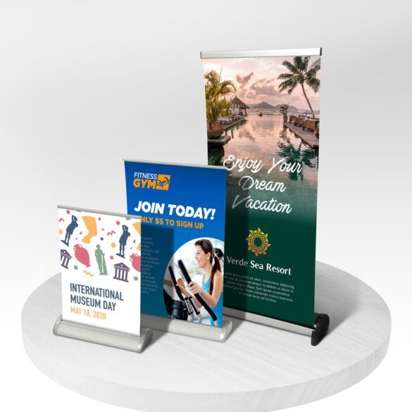 Tabletop Displays — product example 1