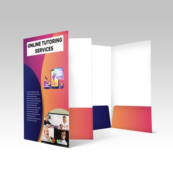 5.25x10.5 Presentation Folder — product example 1
