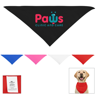 Large Triangle rPET Pet Bandana — product example 1