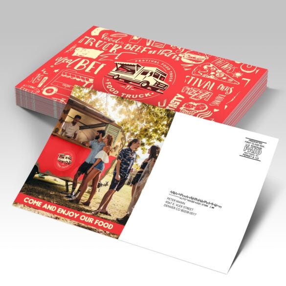 Postcards — product example