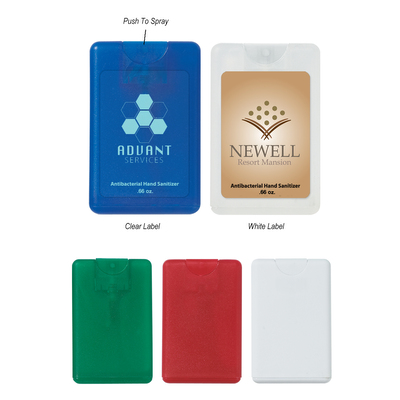 .66 Oz. Card Shape Hand Sanitizer — product example 1