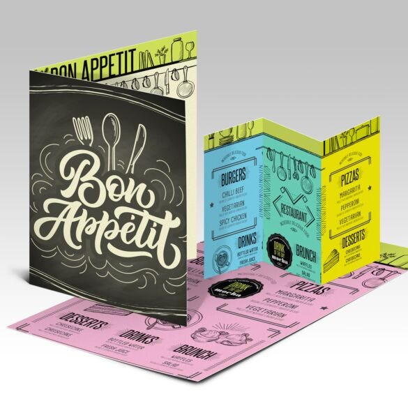 Natural Menus — product example 1