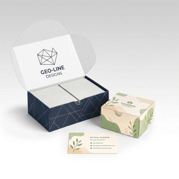 Business Card Boxes — product example 1