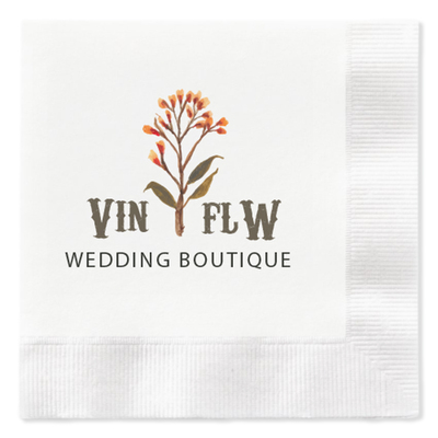 Full Color 3 Ply Premium Coined Beverage Napkins — product example 1