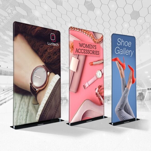 Fabric Tube Displays — product example 1