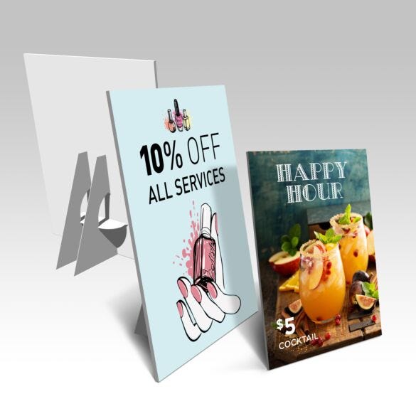 Foam Core Counter Cards — product example 1