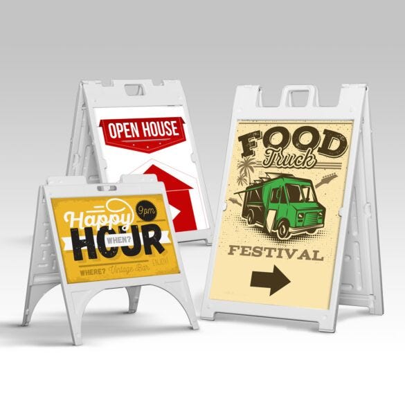 Sidewalk Signs — product example 1