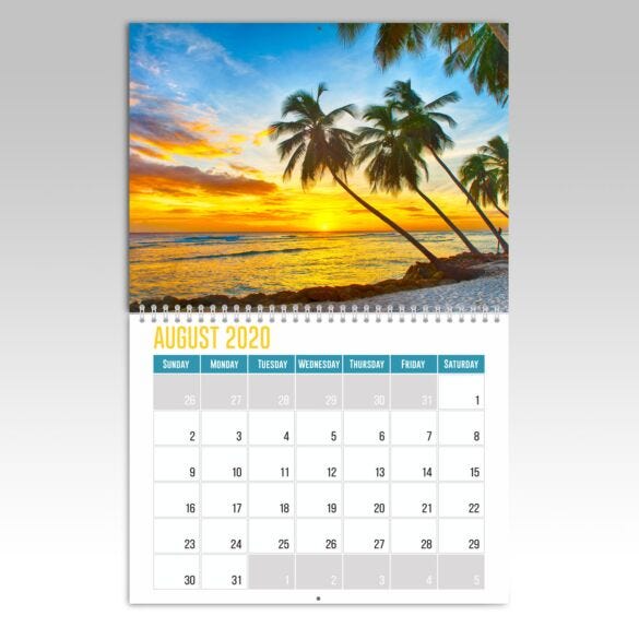Spiral Bind Calendars — product example 1