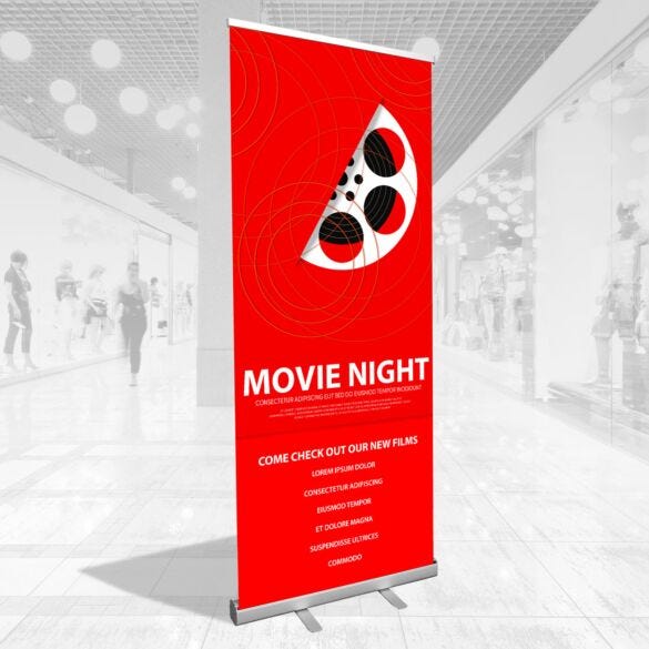 Standard Retractable Banner Stands — product example 1