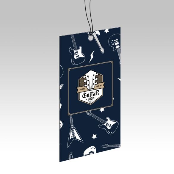 Black Edge Hang Tags — product example 1