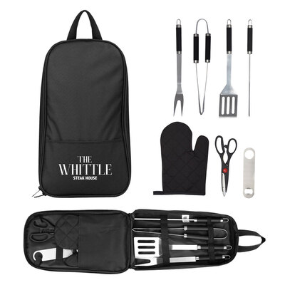 7-Piece Pit Master BBQ Set In Carrying Case — product example 1