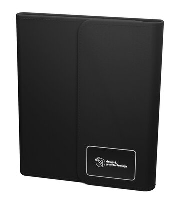 SCX Innovative Design™ Wireless Charging Notebook A5 with Power Bank 4000 mAh — product example 1