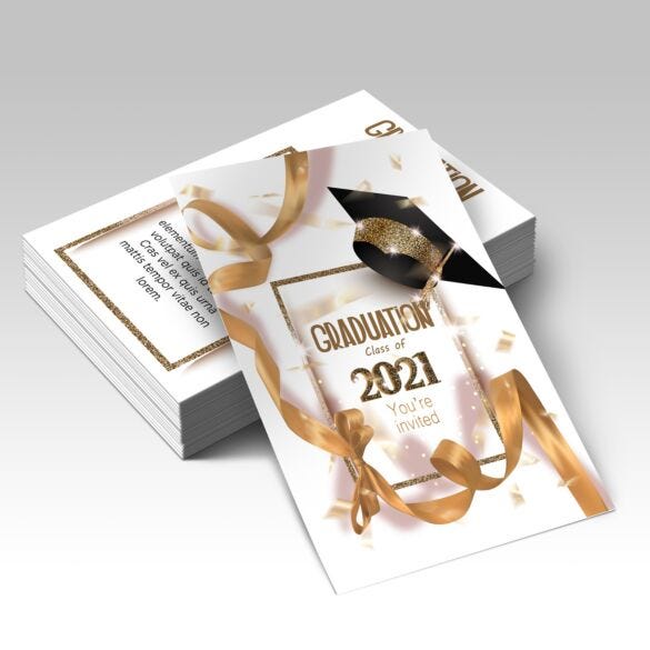 Standard Announcement Cards — product example 1