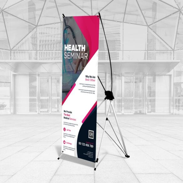 X-Style Collapsible Outdoor Banner Stands — product example 1