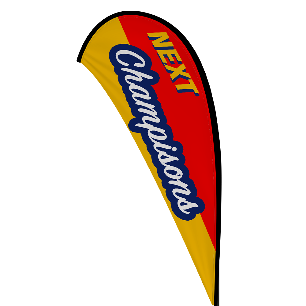School feather flag — product example