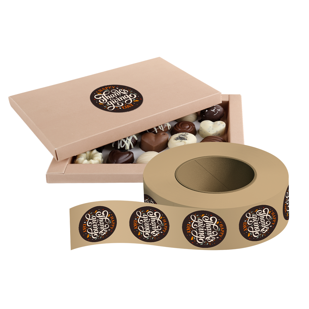 Seasonal product label — product example