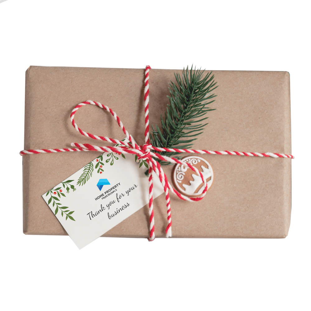 Seasonal hang tag — product example