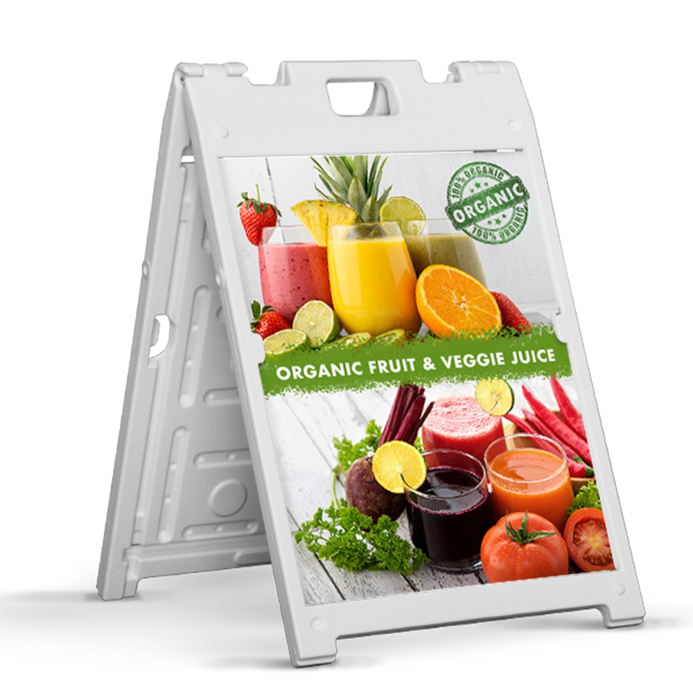 Sidewalk sign — product example