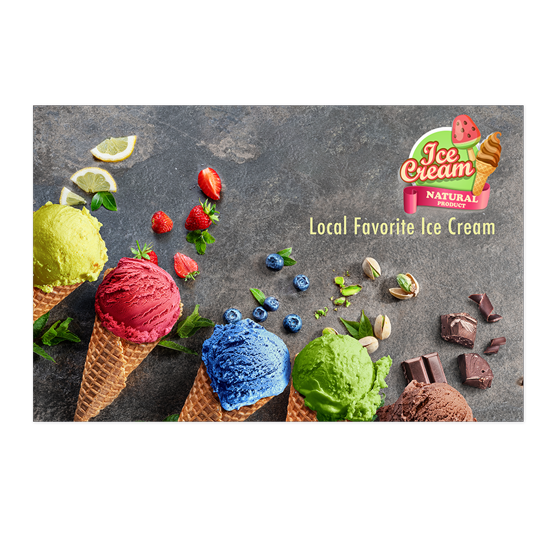 Promotional poster — product example