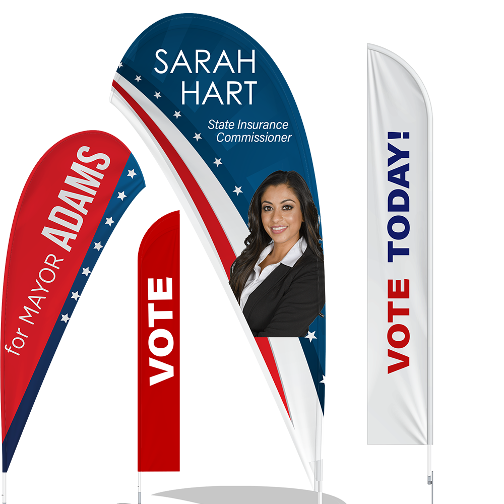 Campaign flags — product example
