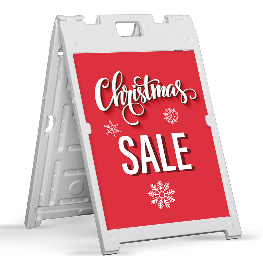 Seasonal sidewalk display — product example