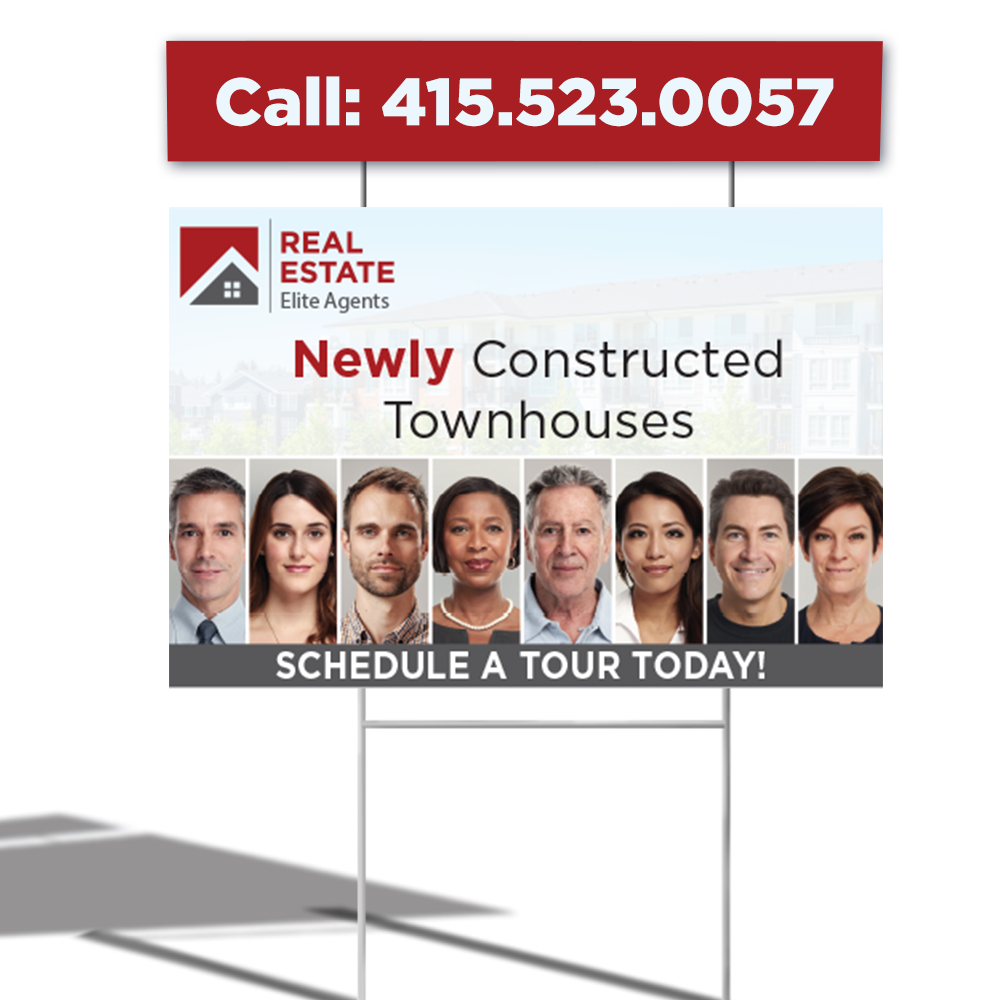 Property sign design 4 — product example
