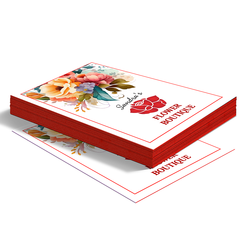 Painted-edge business cards — product example