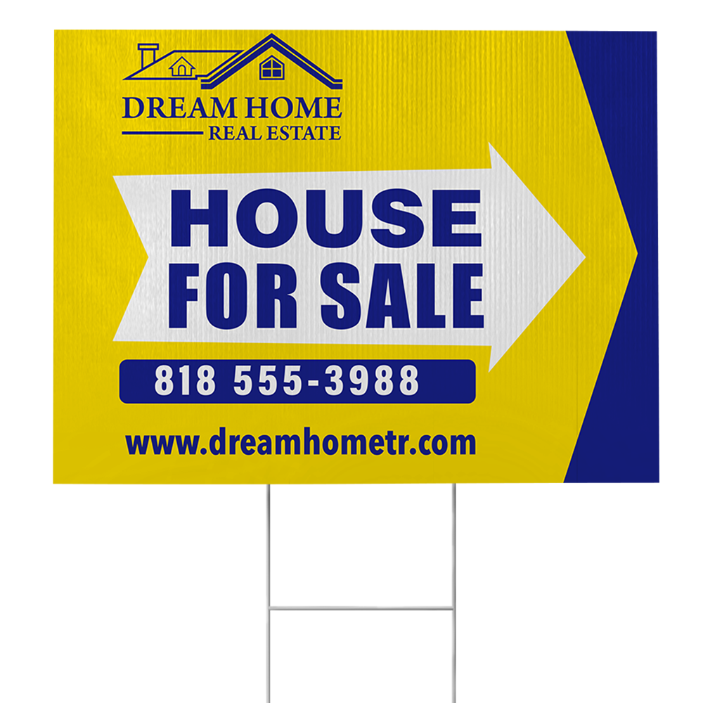 Property sign design 3 — product example