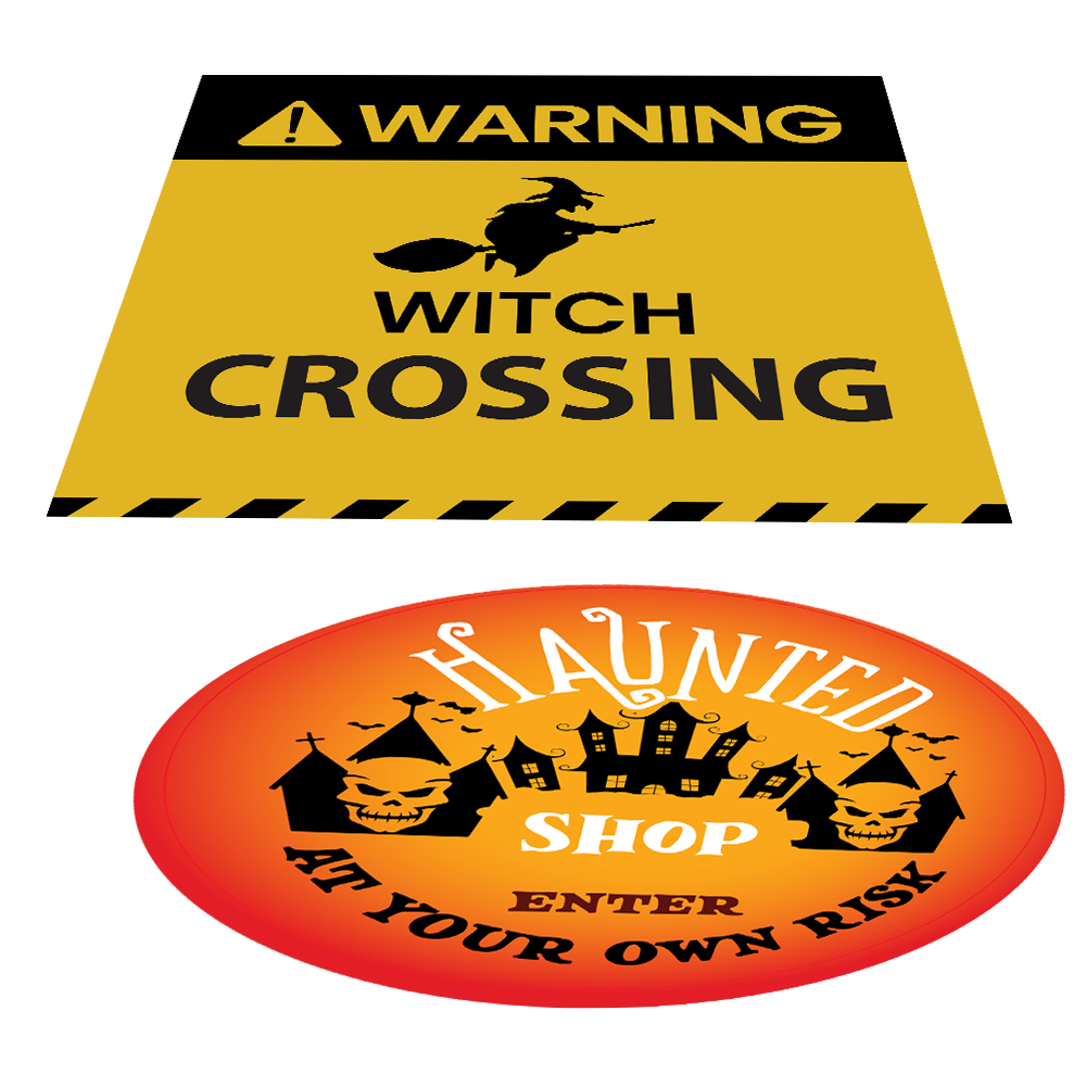 Seasonal floor graphic — product example