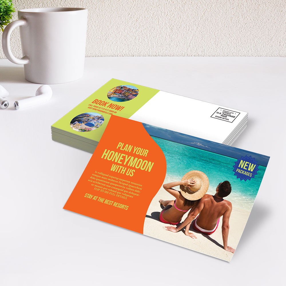 Honeymoon postcard — product example