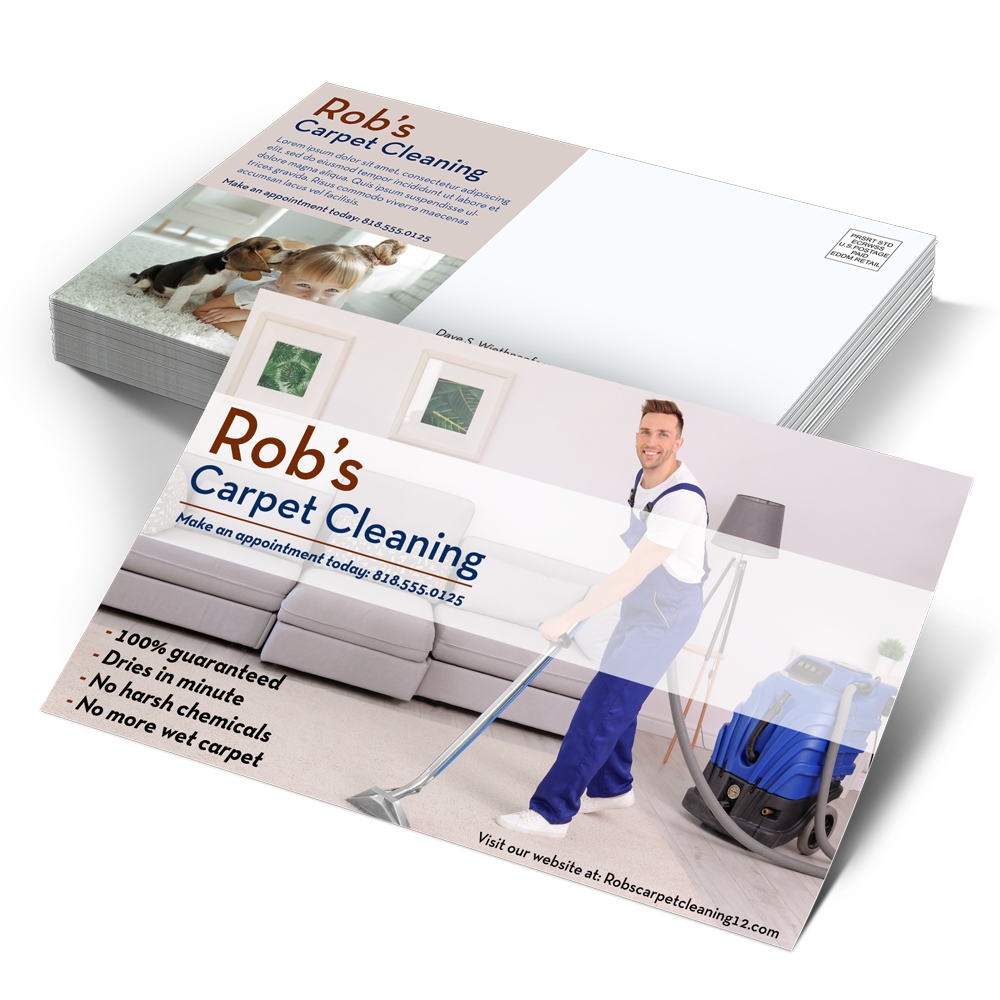 Postcard format — product example