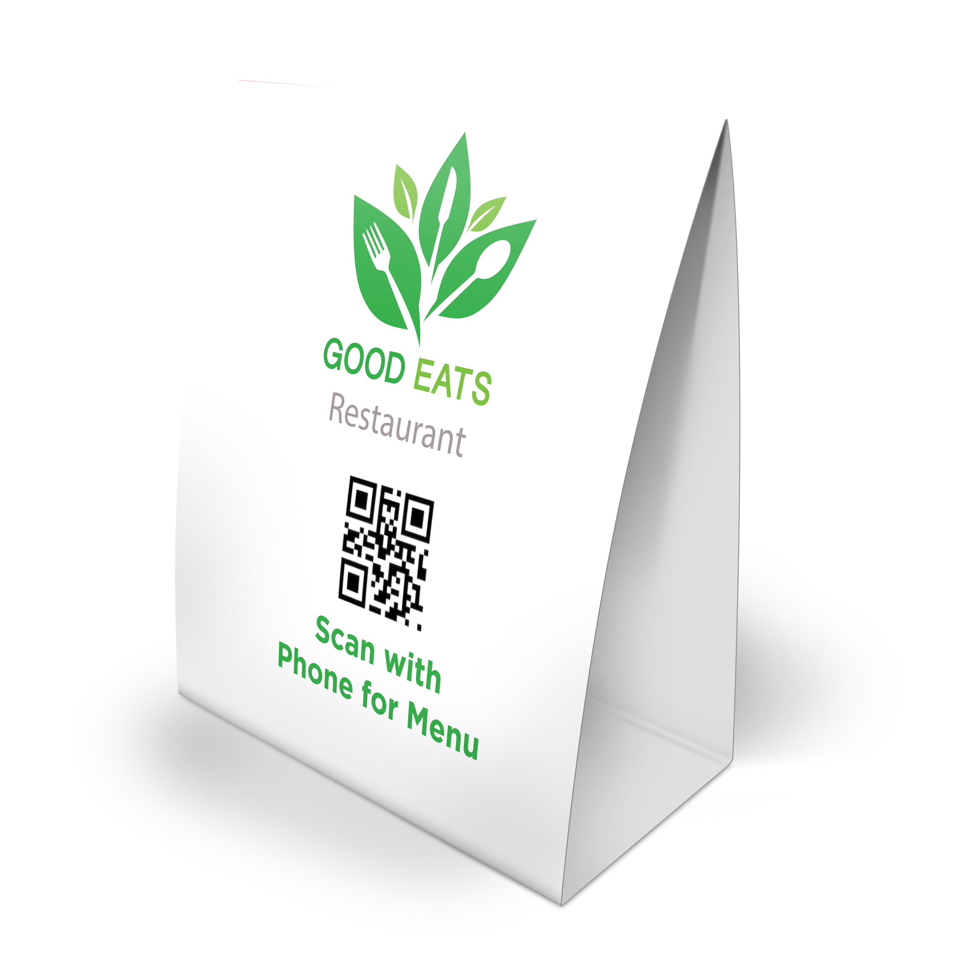 Table tent — product example