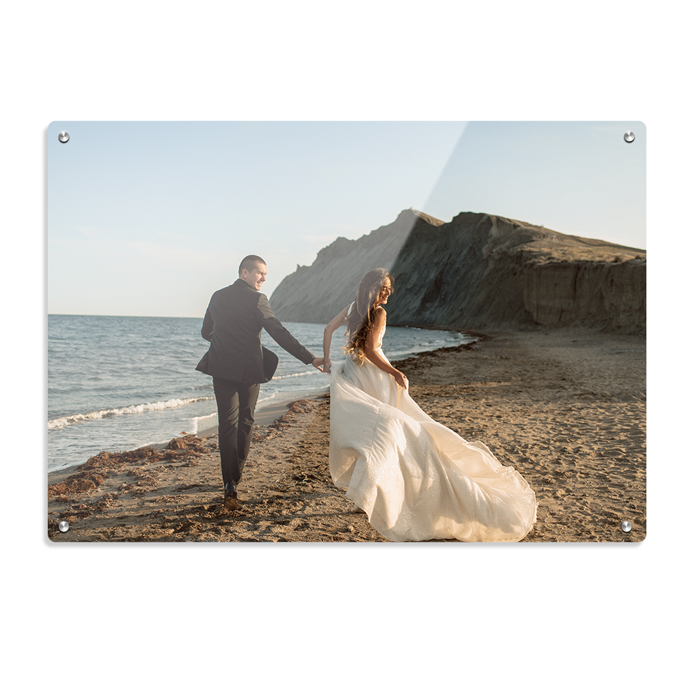 Wedding display on aluminum — product example