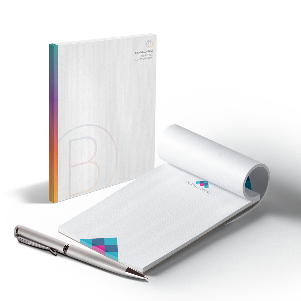 Guest notepad format — product example