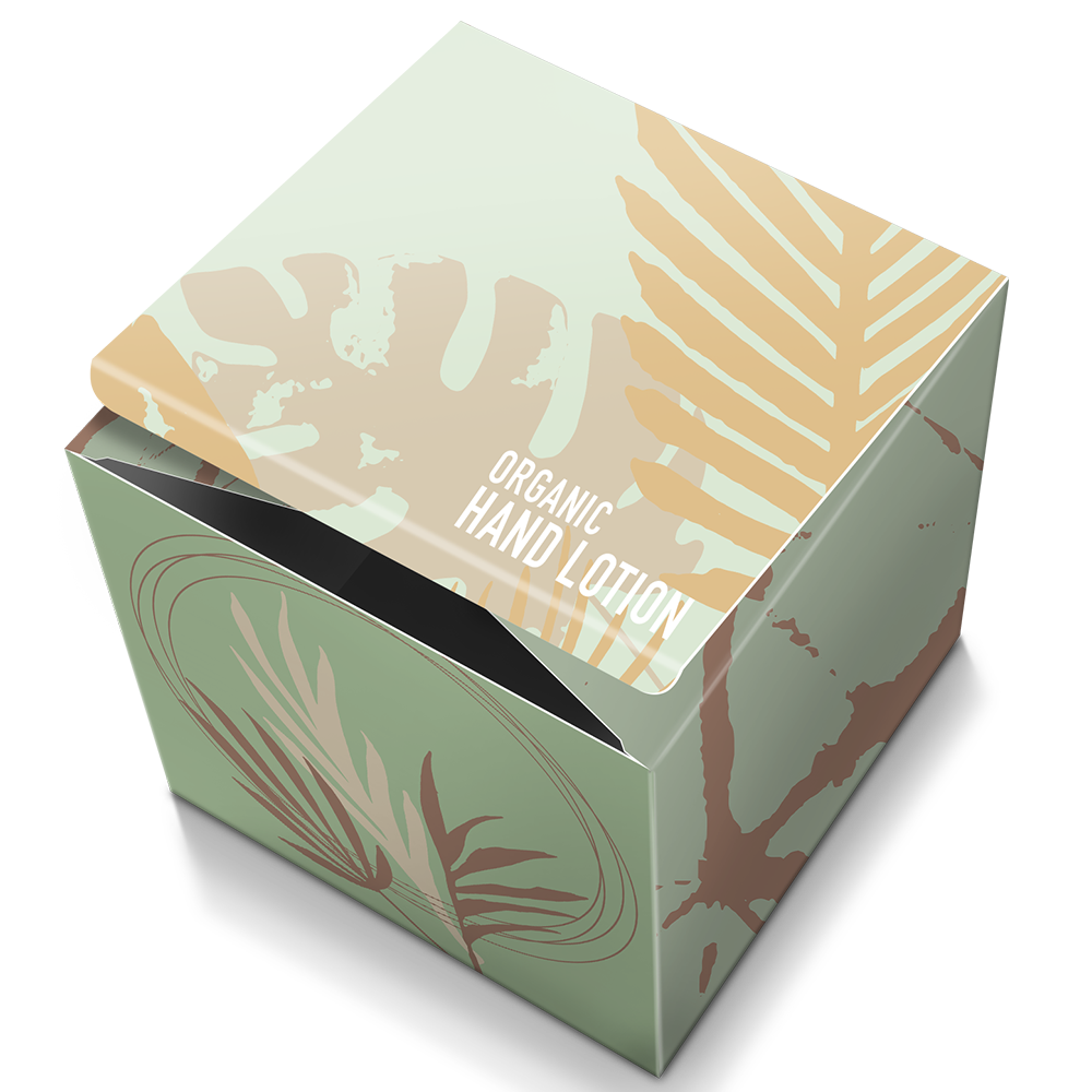 Cube packaging — product example