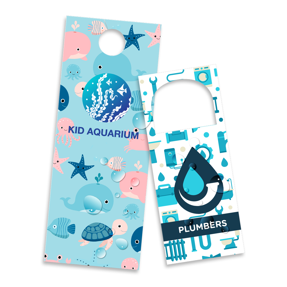 Door-hanger format — product example