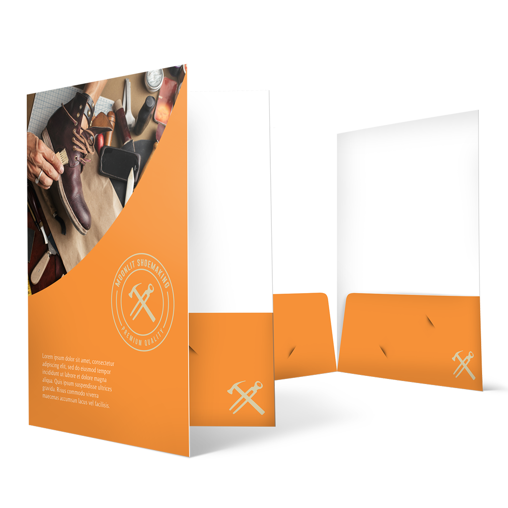 Presentation folder — product example