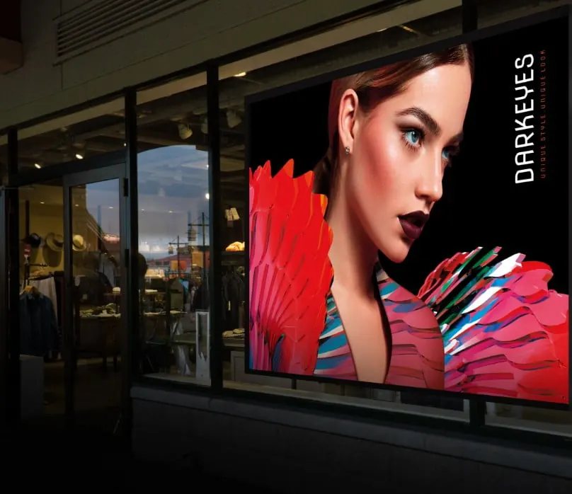 Illuminated backlit signage