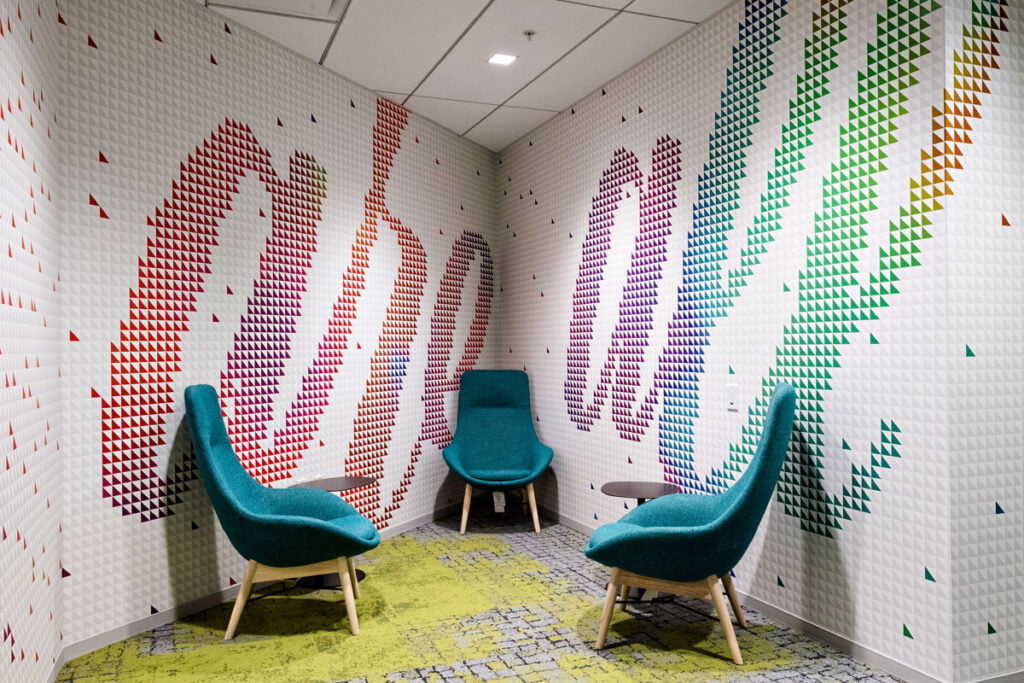 Adobe: workplace wall graphics