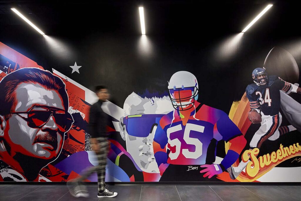 NFL headquarters: branded interiors
