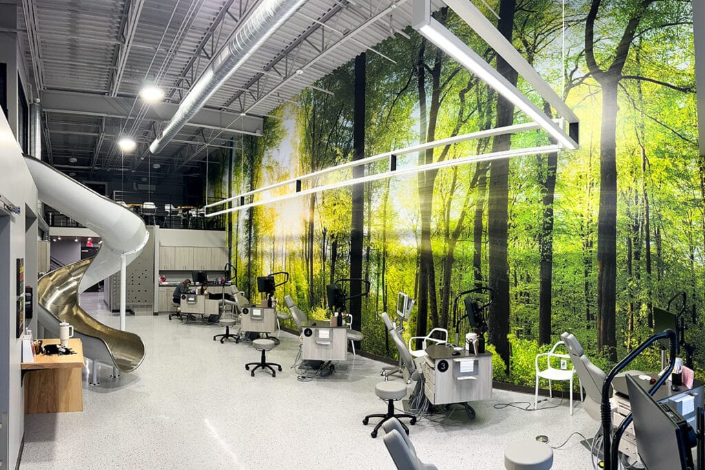Ernstberger Orthodontics: interior graphics