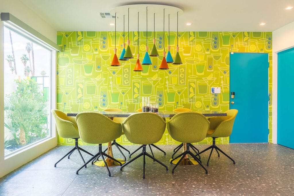 The Shag House: expressive interior artwork